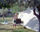 Quiet campsite on altitude of 520 meters