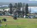 Crescent Head Holiday Park from Golf Course
