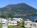 Seecamping mit Blick auf die Rigi