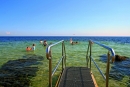 Badetreppe am Strand