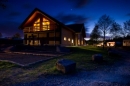 Blockhouse with indoor swimming pool