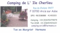 Camping de L'Ile Cherlieu in 10700 Arcis-sur-Aube / Aube