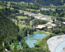 Vue aérienne du camping