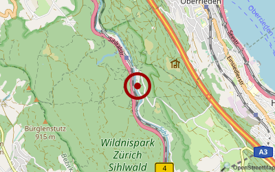 Navigation zum Campingplatz Sihlwald