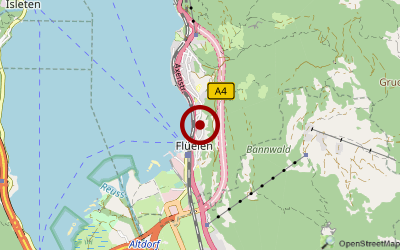 Navigation zum Campingplatz Windsurfing Urnersee