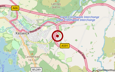 Navigation zum Campingplatz Castlerigg Hall Caravan & Camping Park