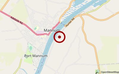 Navigation zum Campingplatz Mannum Caravan Park