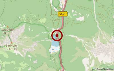 Navigation zum Campingplatz Camping Lago di Dobbiaco