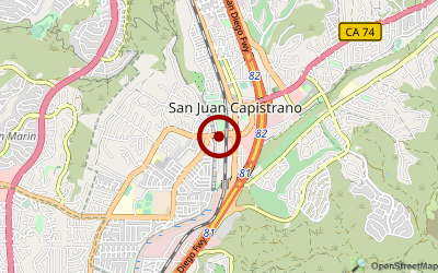Navigation zum Campingplatz Mission San Juan Capistrano