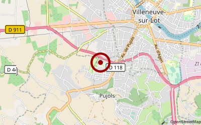 Navigation zum Campingplatz Camp Municipal Du Rooy