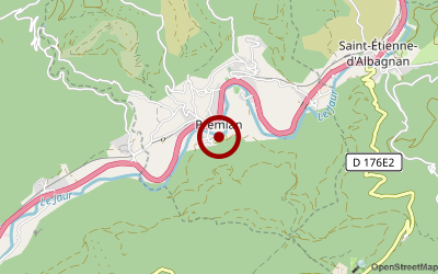 Navigation zum Campingplatz Camping Municipal Les Terrasses Du Jaur