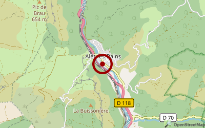Navigation zum Campingplatz Le Val d'Aleth