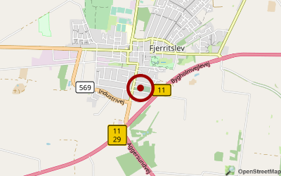 Navigation zum Campingplatz Vester Thorup Motel og Camping